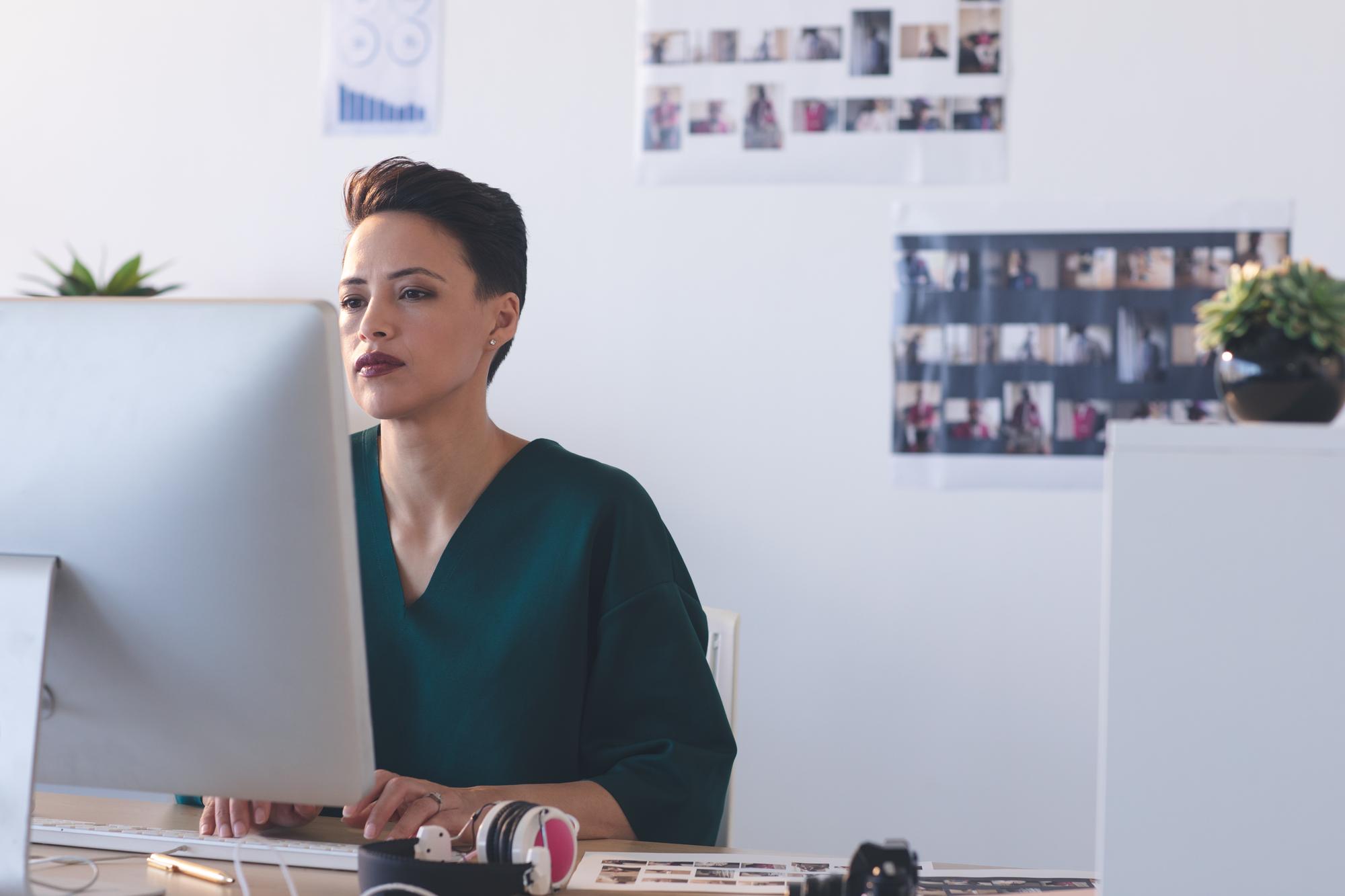 Portrait of digital pattern designer